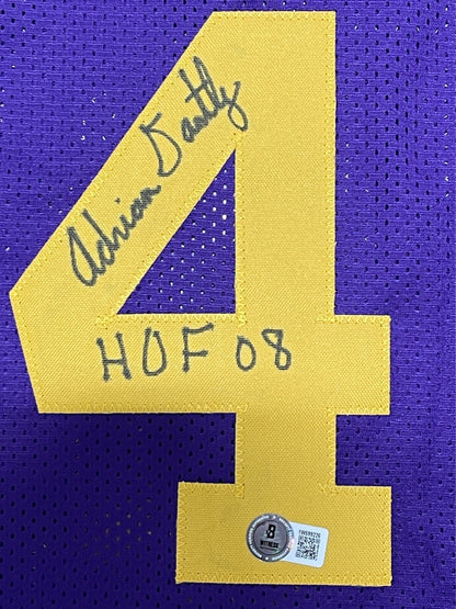 Adrian Dantley Signed Utah Jazz Custom Jersey (HOF 09) Beckett COA