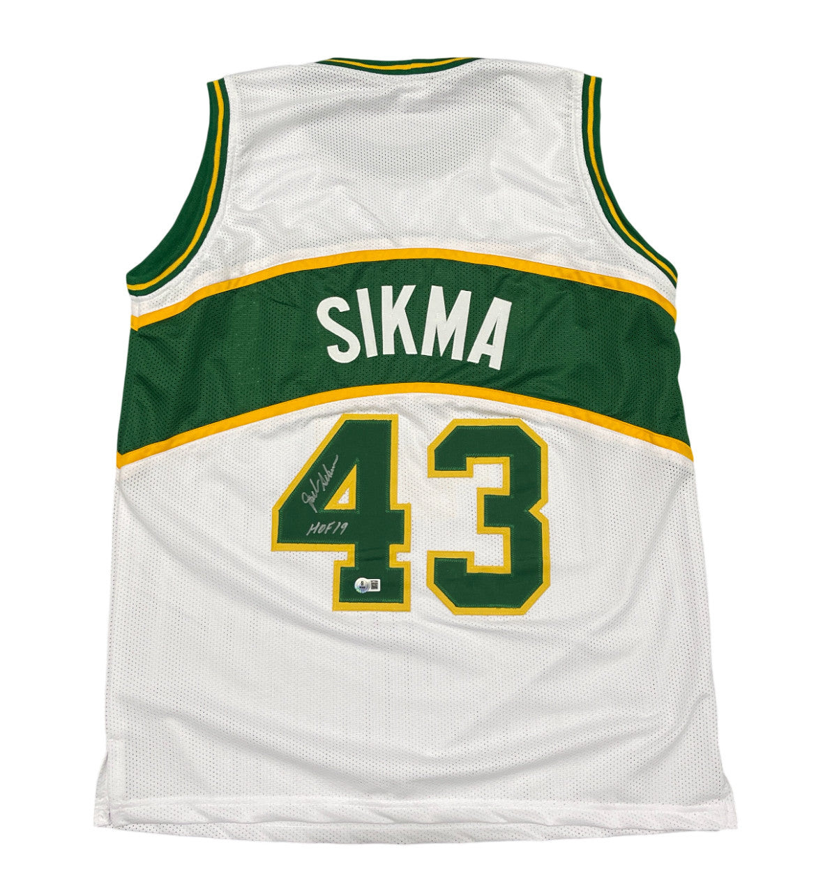 Jack Sikma Signed Seattle Sonics Custom Jersey (HOF '19)