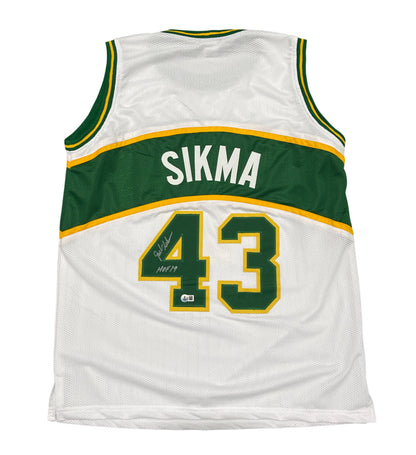 Jack Sikma Signed Seattle Sonics Custom Jersey (HOF '19)