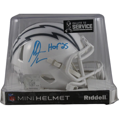 Antonio Gates San Diego Chargers 2024 Salute To Service Mini Helmet HOF