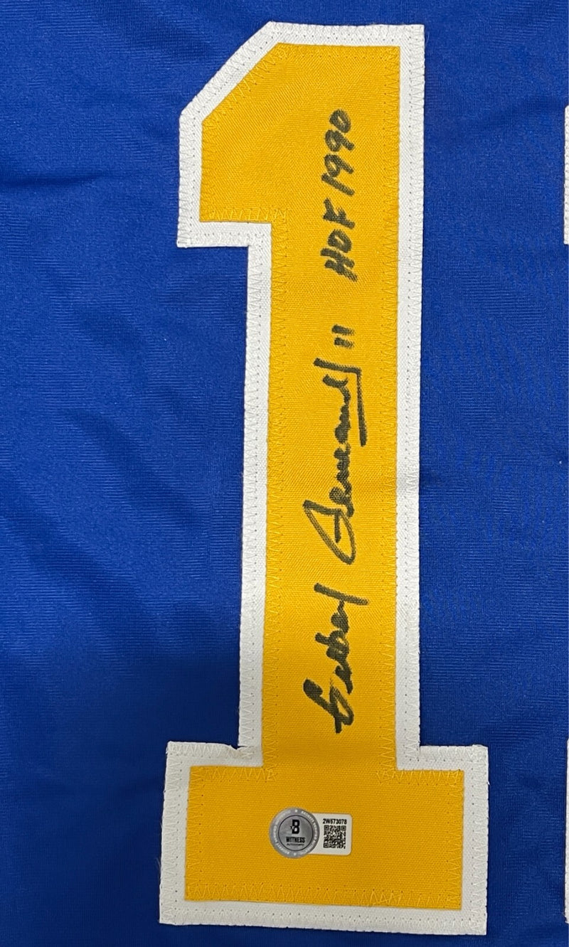 Gilbert Perreault Signed Buffalo Sabres Custom Jersey HOF 1990 BAS