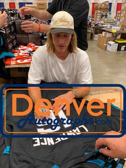 Trevor Lawrence Jacksonville Jaguars Signed Nike Black Jersey