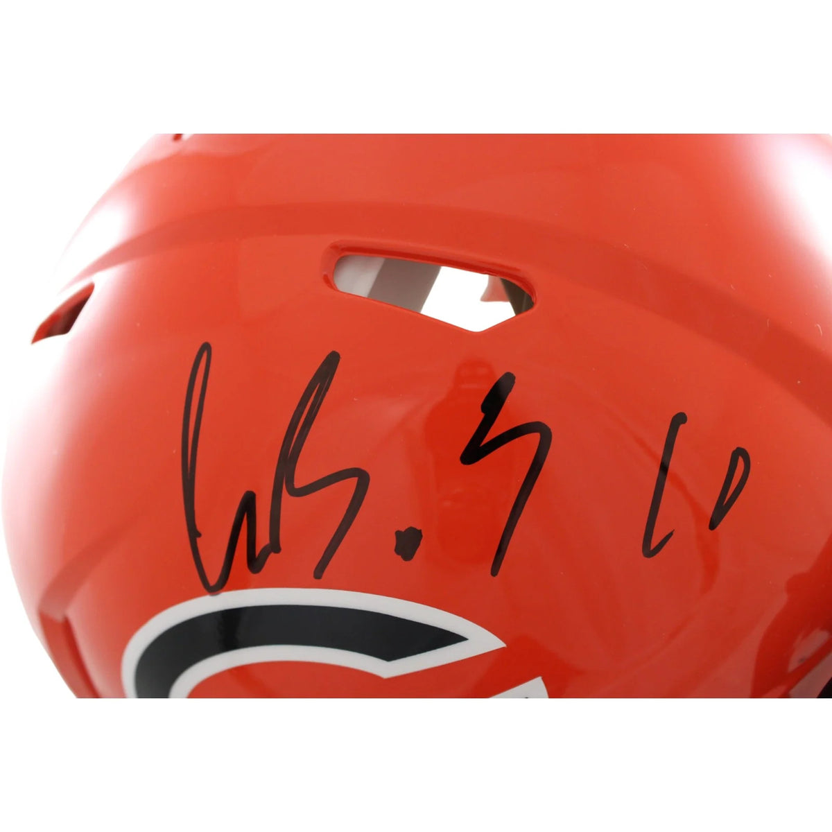 Luther Burden Signed Chicago Bears 2022 Alternate Authentic Helmet