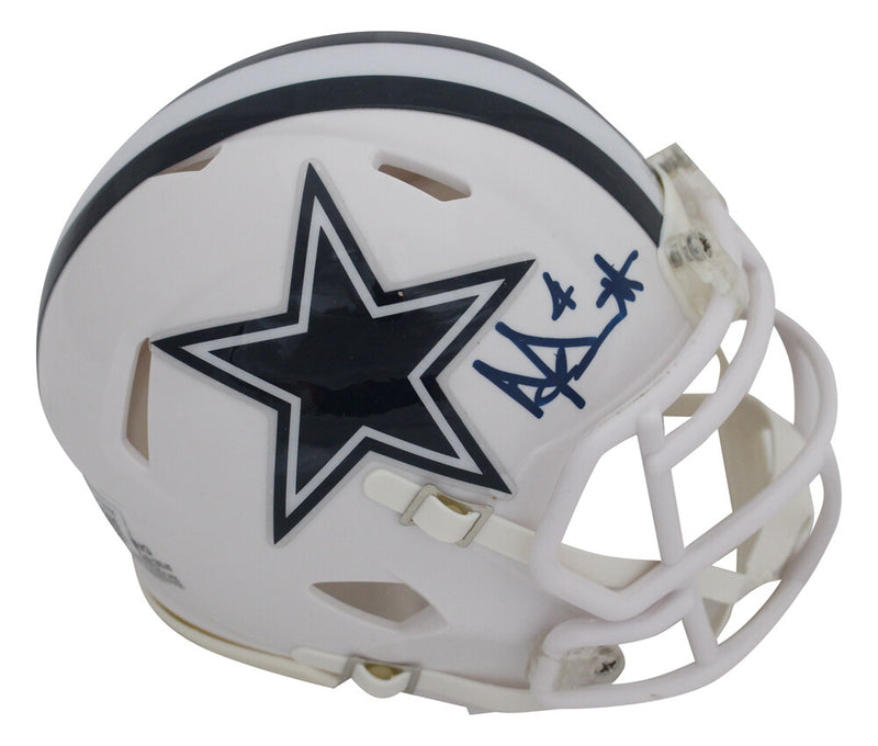 Dak Prescott Autographed Dallas Cowboys 2022 Alternate Mini Helmet