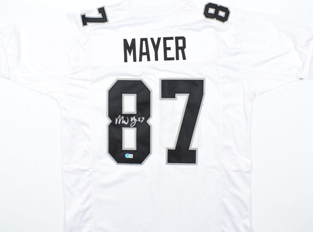 Michael Mayer Autographed White Custom Jersey