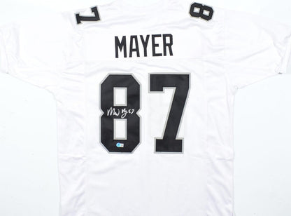 Michael Mayer Autographed White Custom Jersey