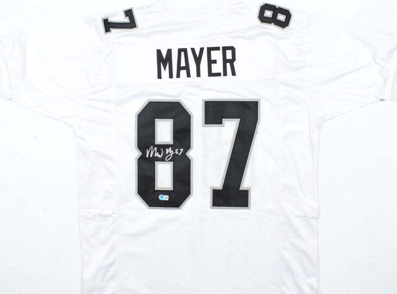 Michael Mayer Autographed White Custom Jersey