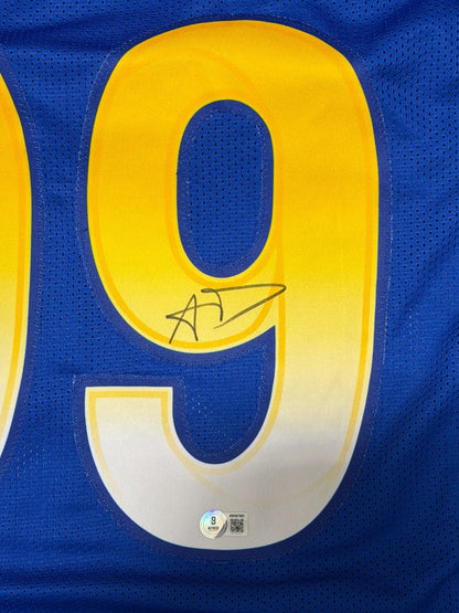 Aaron Donald Autographed Los Angeles Rams Custom Jersey