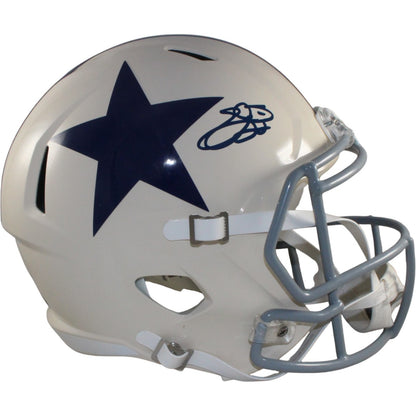 Emmitt Smith Signed Dallas Cowboys Full Size Retro Helmet