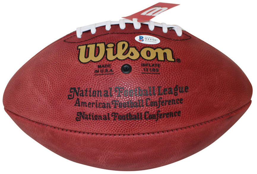 Howie Long Signed Oakland Raiders Official Paul Tagliabue Football HOF
