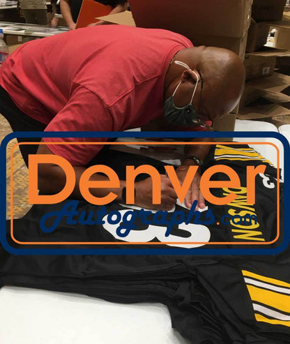 Dermontti Dawson Signed Pittsburgh Steelers Custom Jersey HOF BAS