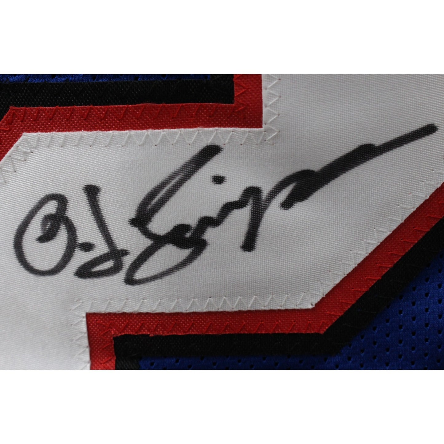 OJ Simpson Autographed Custom Pro Style Jersey - Blue
