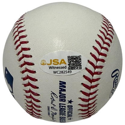 Bucky Dent Signed Rawlings Official MLB Baseball 78 WS MVP JSA Witnessed