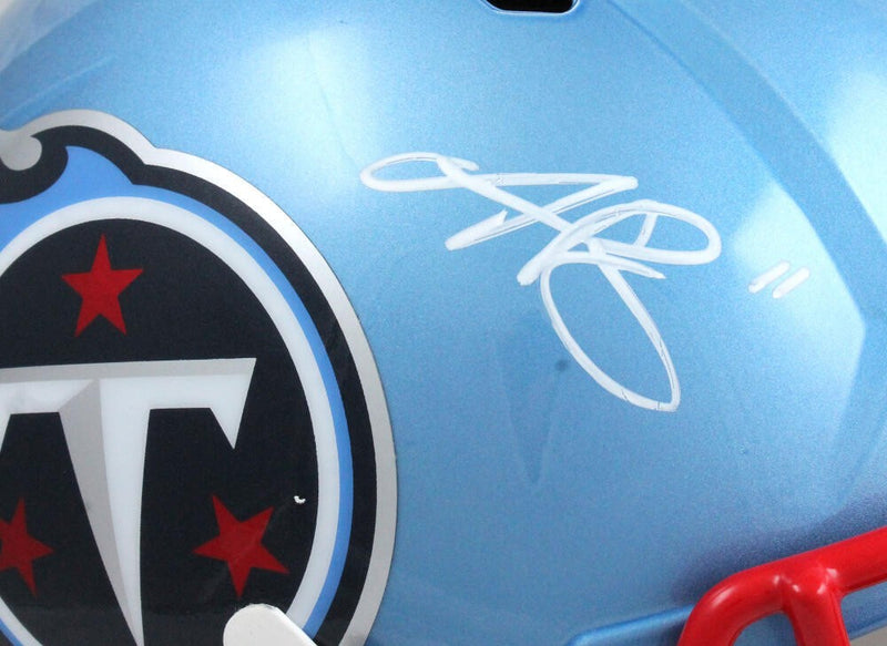 AJ Brown Signed Tennessee Titans Full Size Flash Speed Helmet