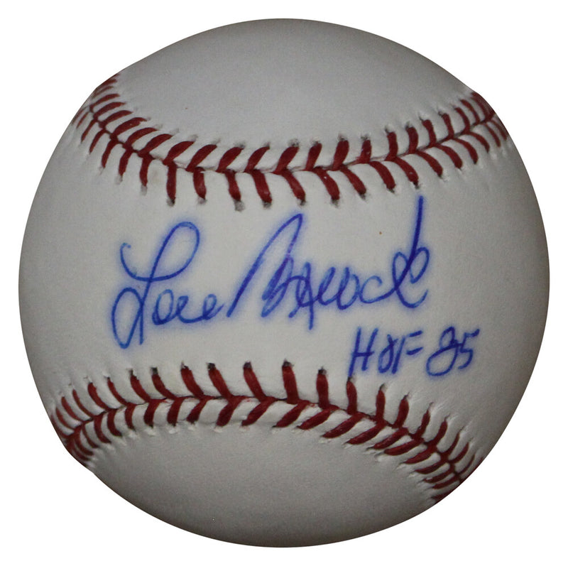 Lou Brock Autographed St. Louis Cardinals Official Major League Baseball