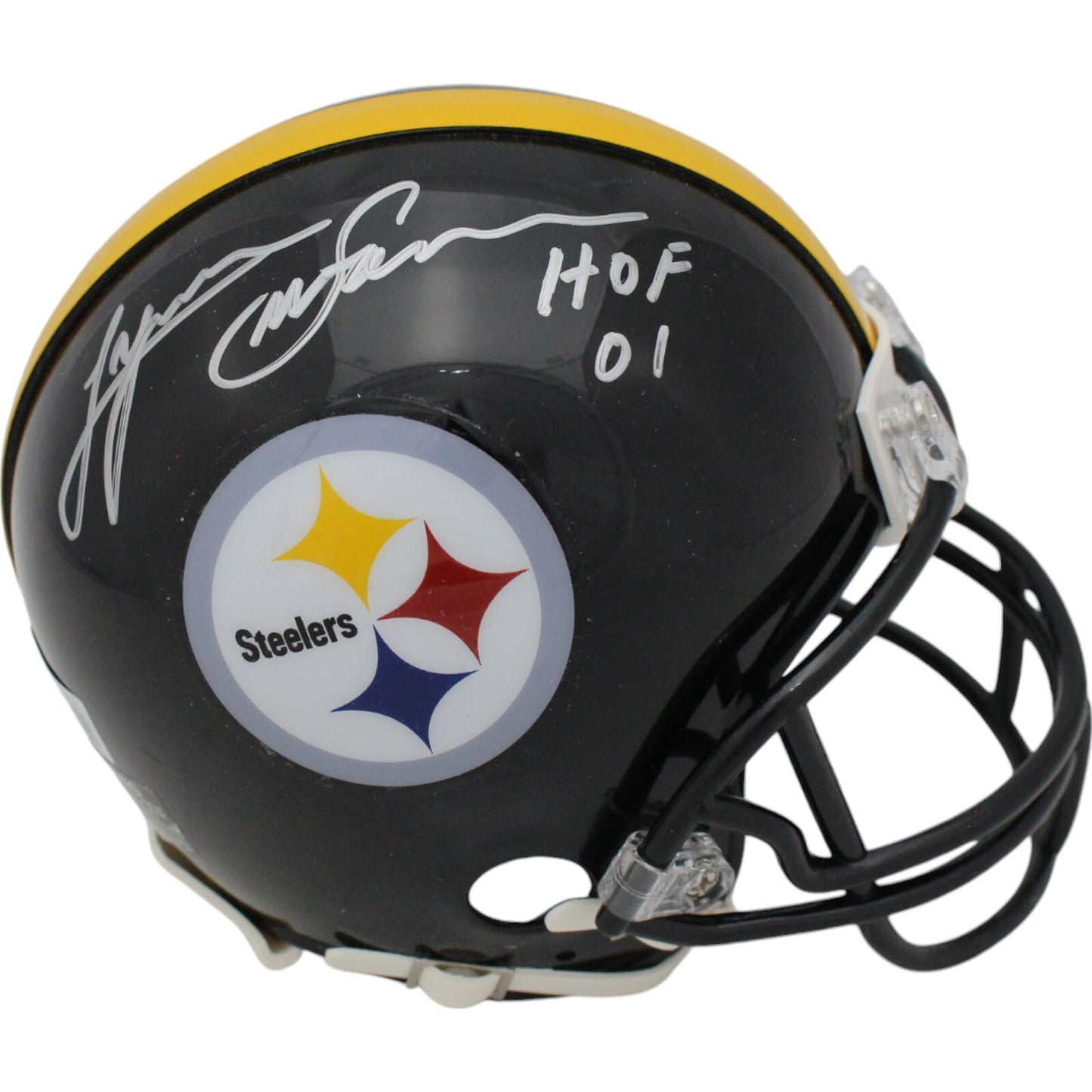 Lynn Swann Signed Pittsburgh Steelers VSR4 Mini Helmet HOF