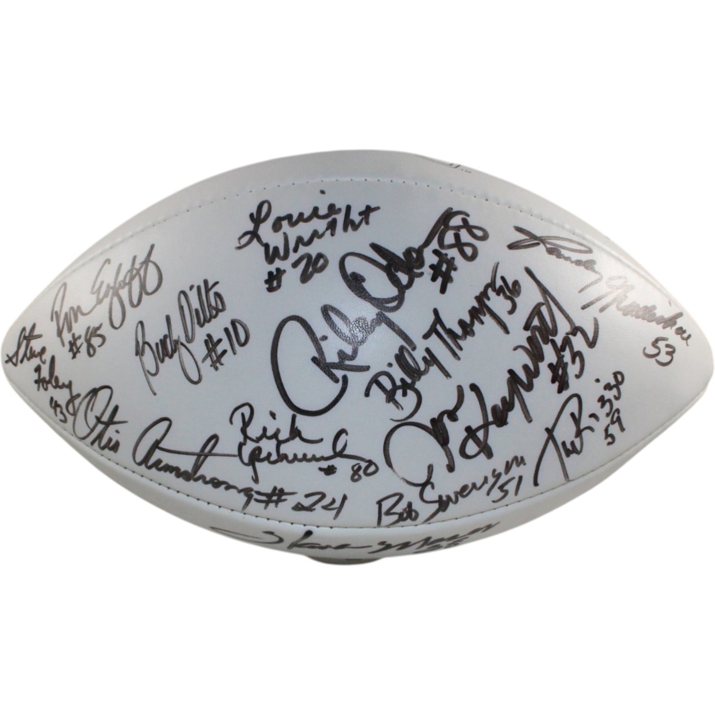 1977 Denver Broncos Team Signed Multi-Signature Football (15 Sigs)