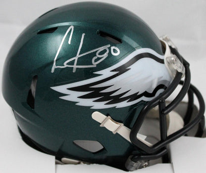Cris Carter Autographed Philadelphia Eagles Mini Helmet