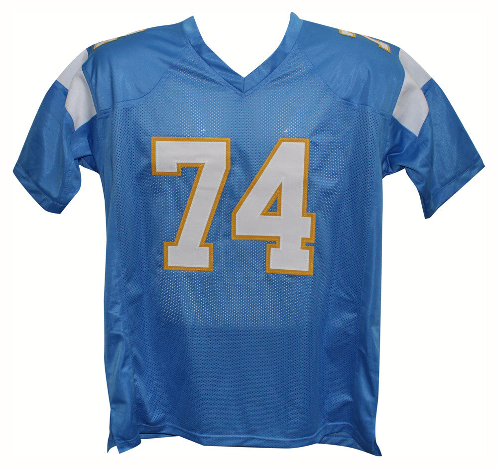 Ron Mix Signed San Diego Chargers Style Custom Football Jersey