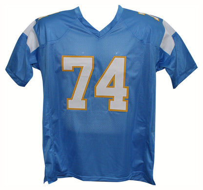 Ron Mix Signed San Diego Chargers Style Custom Football Jersey
