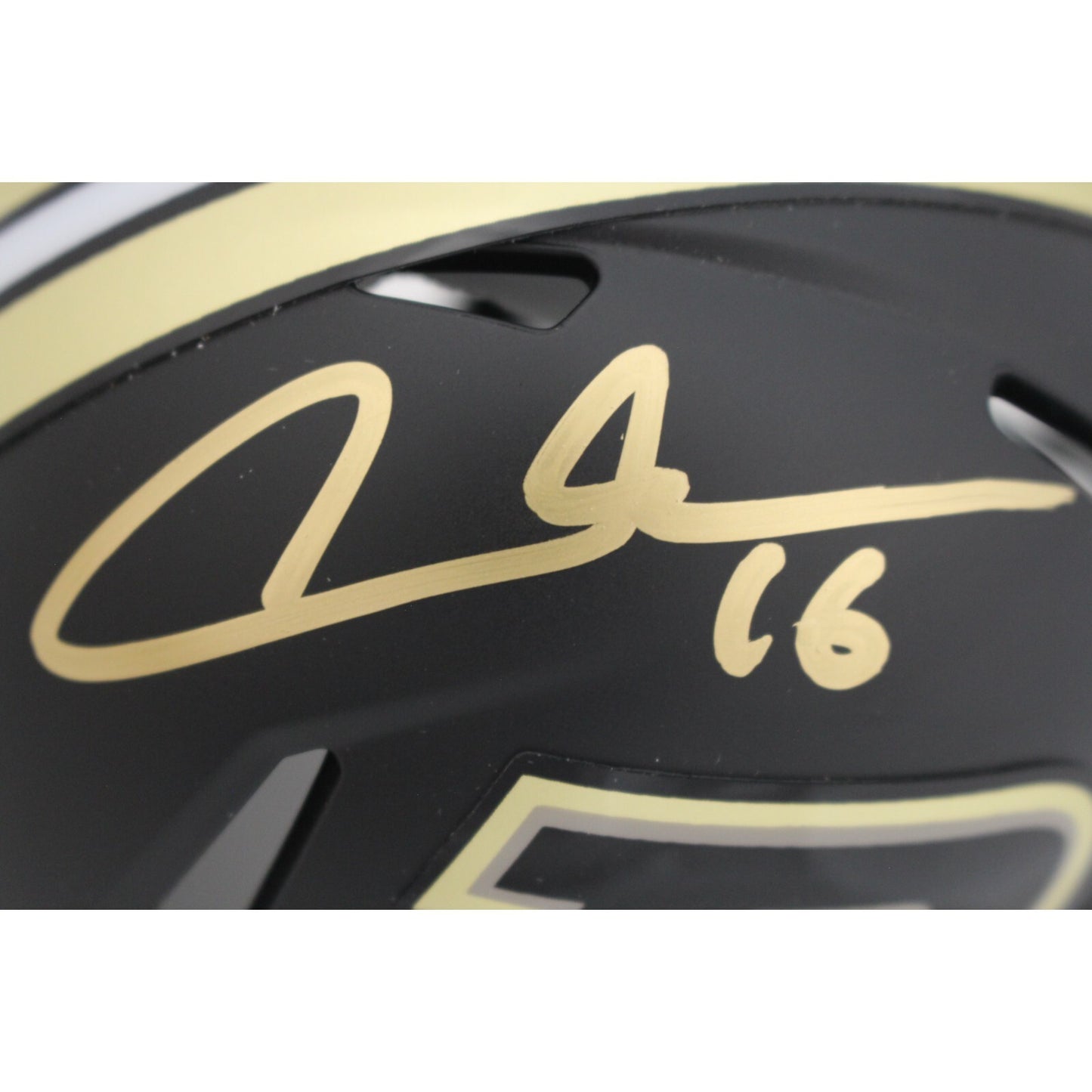 Aidan O'Connell Purdue Boilermakers Autographed Black Mini Helmet