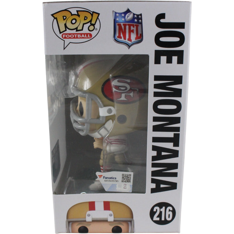 Joe Montana Autographed San Francisco 49ers Funko Pop! #216 (HOF)