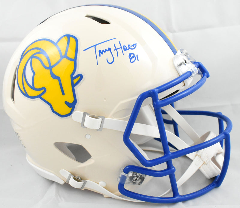 Torry Holt Signed Los Angeles Rams Retro Speed Authentic Helmet