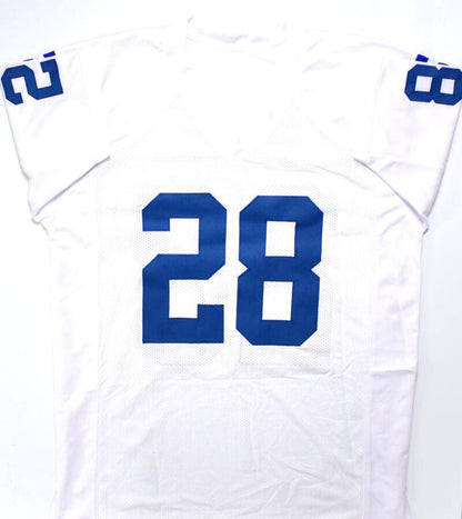 Marshall Faulk Autographed Custom White Jersey with 1994 ROY Inscription