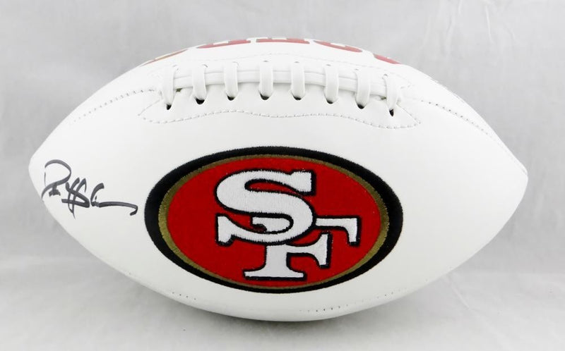 Deion Sanders Signed San Francisco 49ers Logo Football