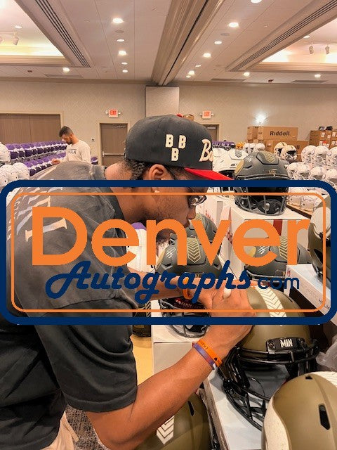Justin Jefferson Signed Minnesota Vikings 2022 STS Full Size Helmet