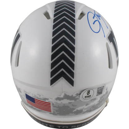 Lawrence Taylor Signed New York Giants 2024 Salute to Service Mini Helmet