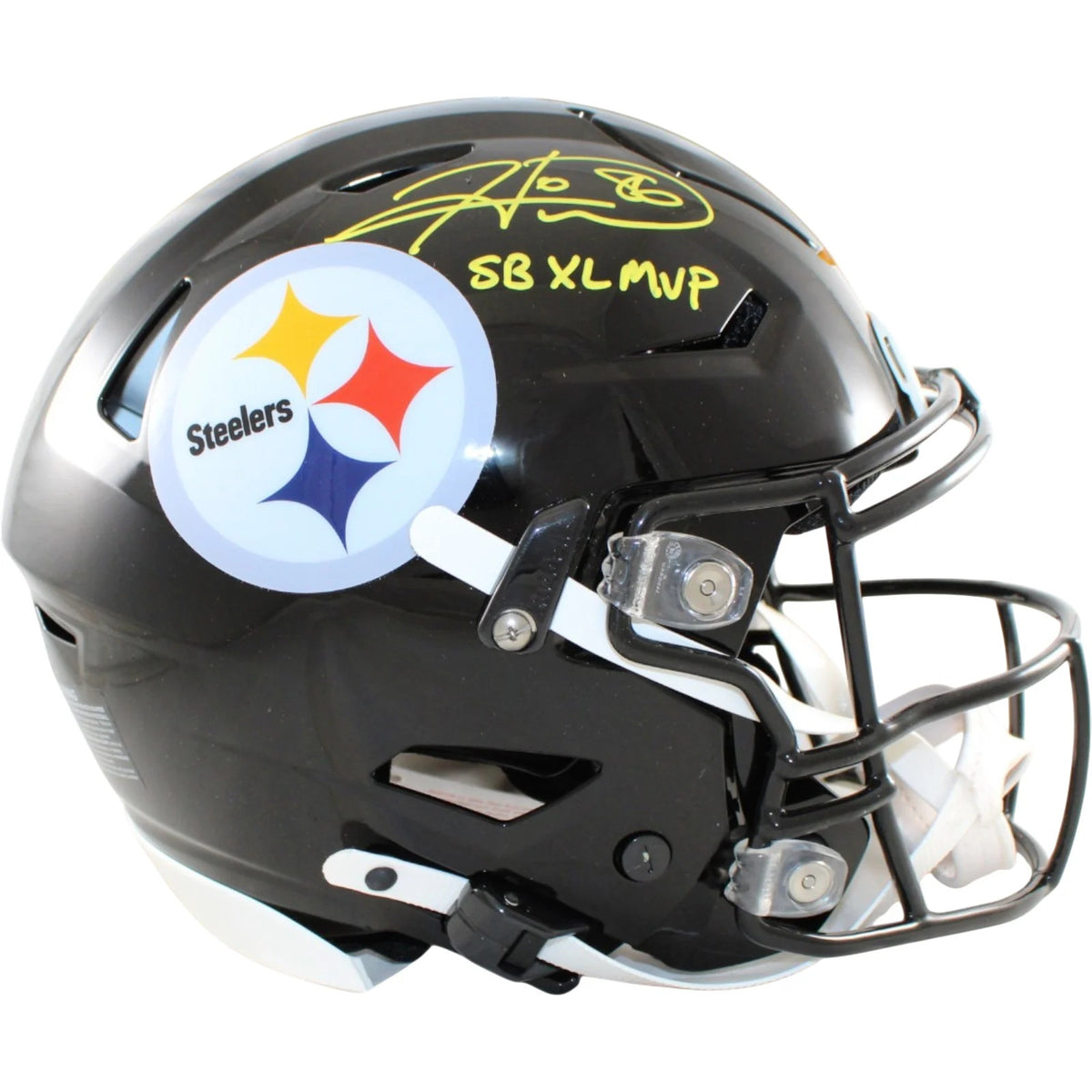 Hines Ward Autographed Pittsburgh Steelers Speedflex Helmet (SB XL MVP)