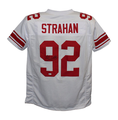 Michael Strahan Autographed New York Giants Custom Pro Style Jersey