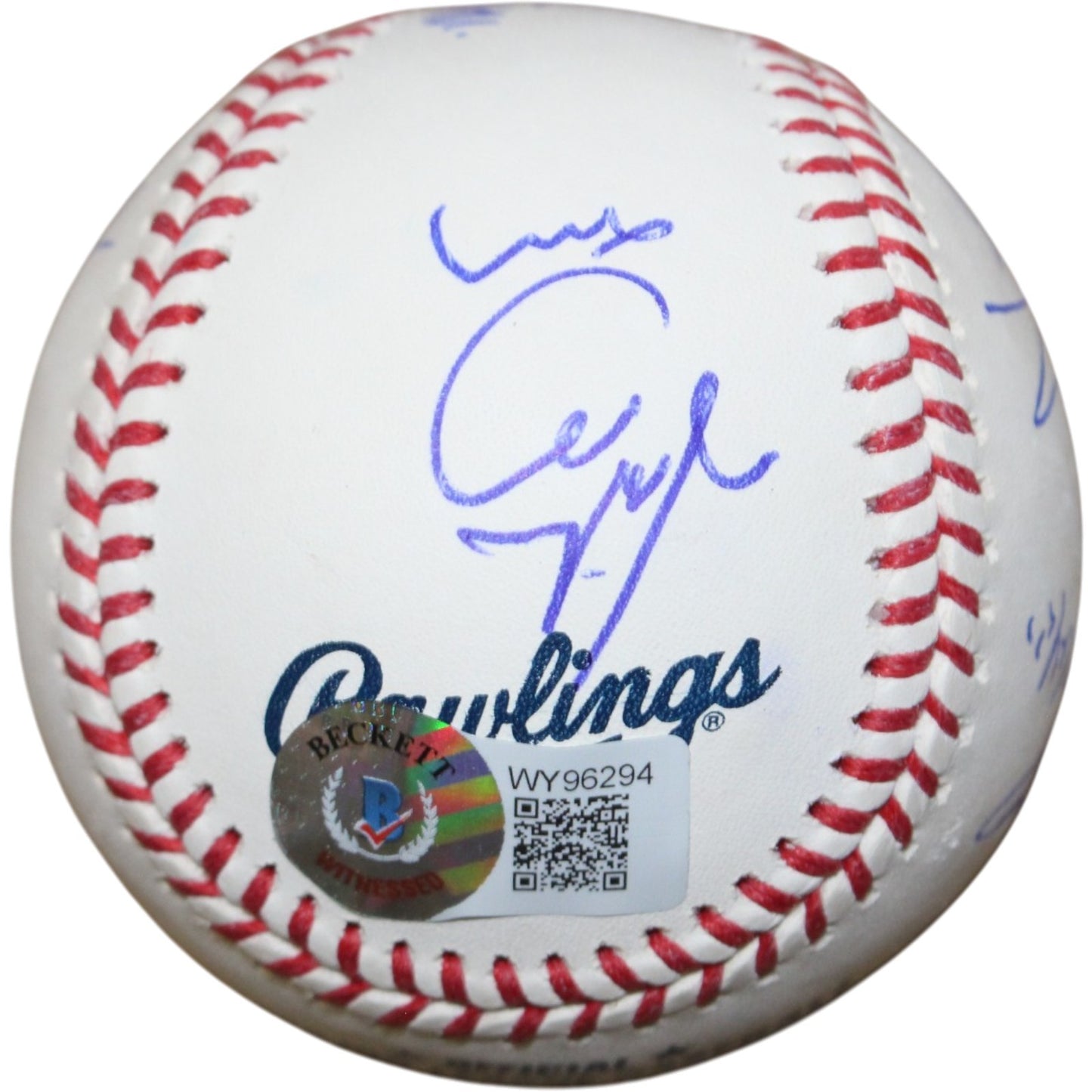 Patrick Renna and Cast Signed The Sandlot Logo Official MLB Baseball