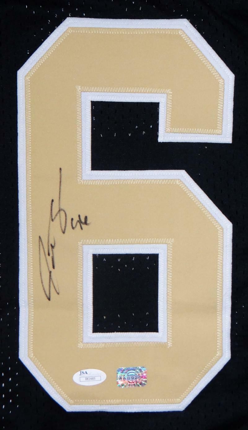 Justin Smith Autographed Black Custom Football Jersey