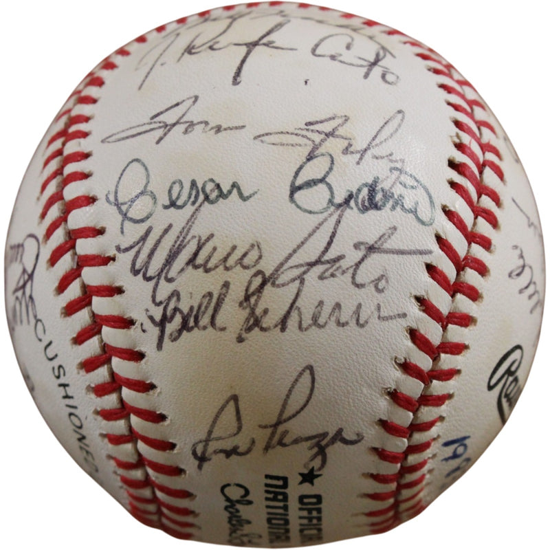 Cincinnati Reds 1983 Team Signed Baseball - Johnny Bench & 23 Others (Beckett)