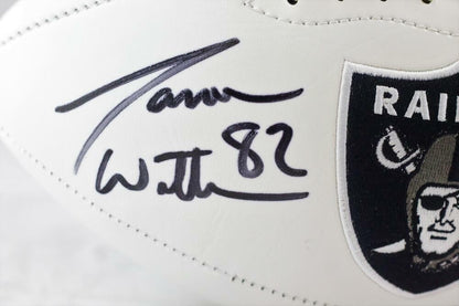 Jason Witten Autographed Las Vegas Raiders Logo Football