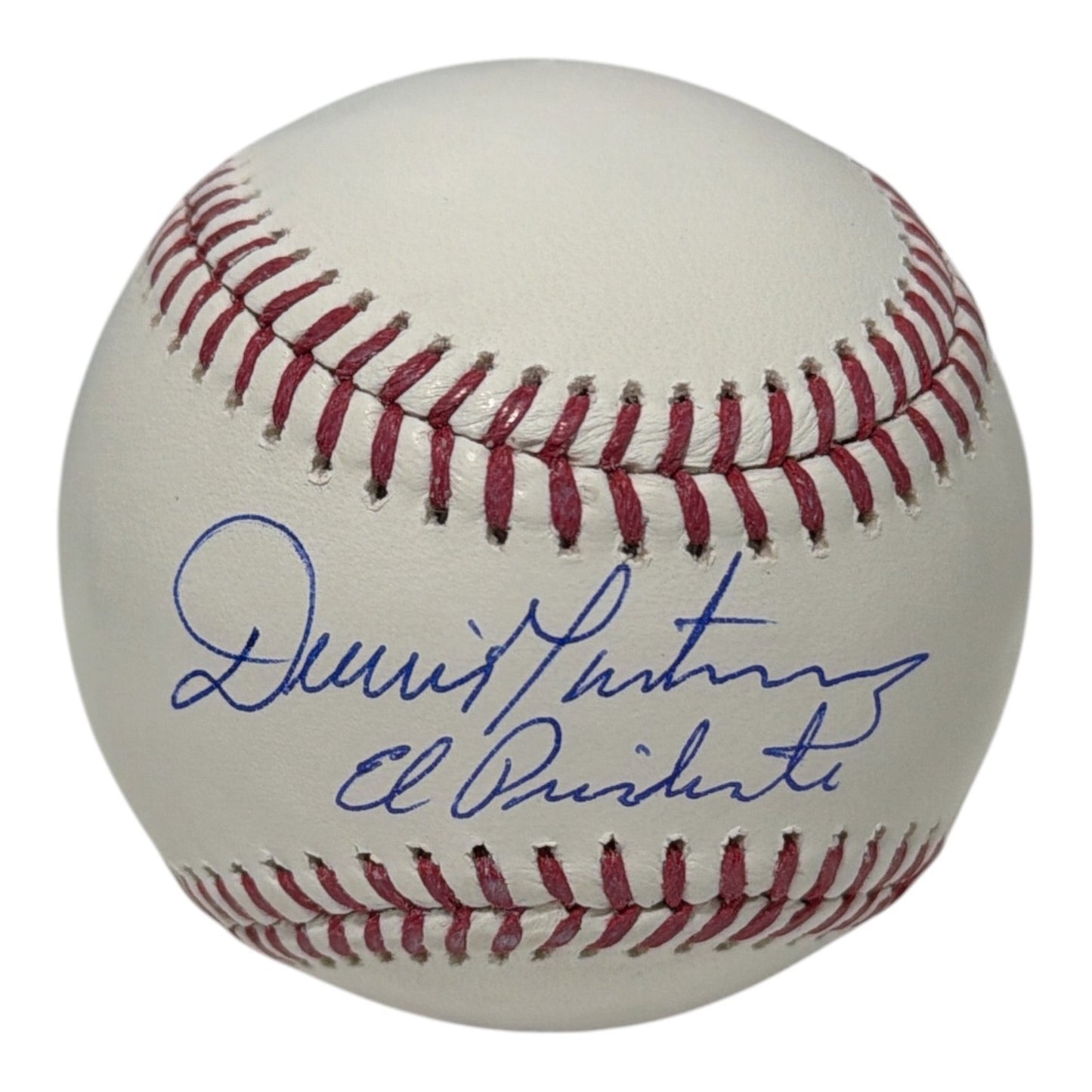 Dennis Martinez Signed Rawlings Official Major League Baseball (El Presidente)