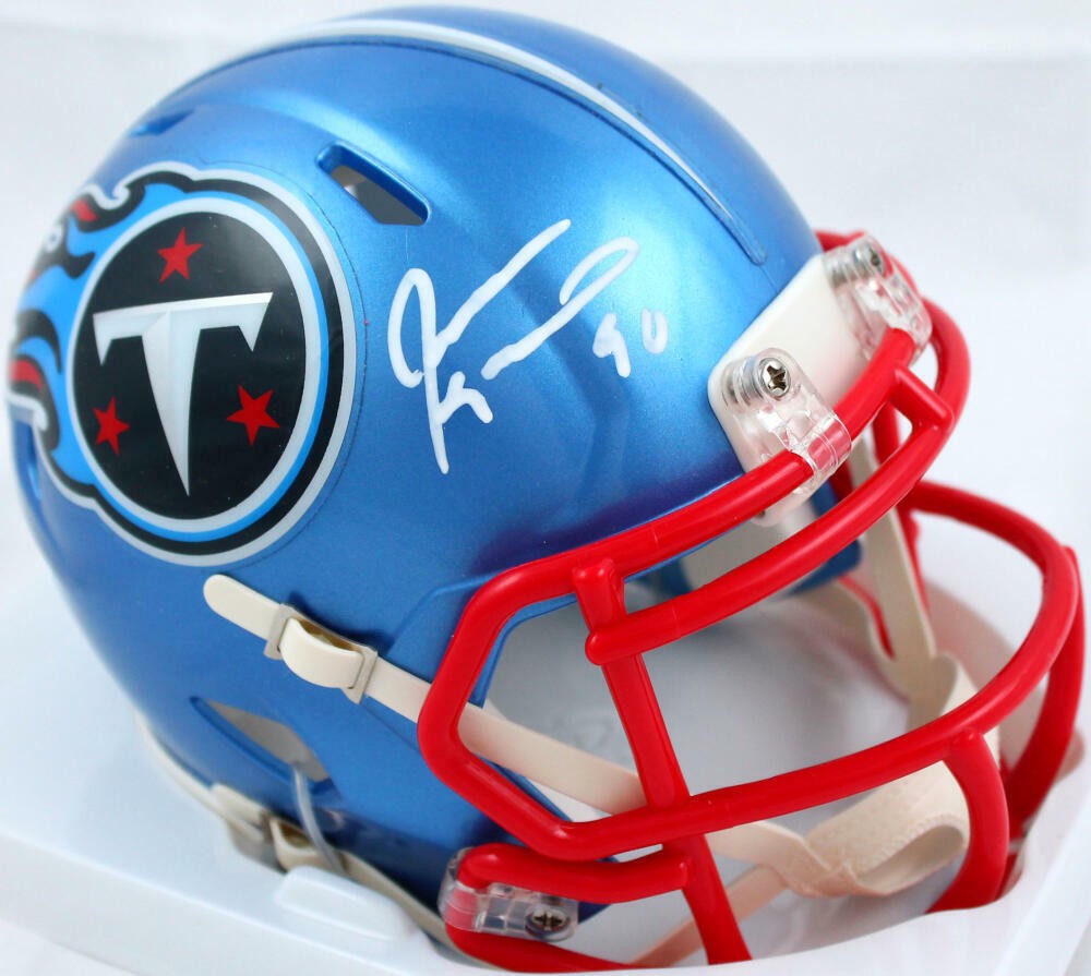 Jevon Kearse Signed Tennessee Titans Flash Speed Mini Helmet