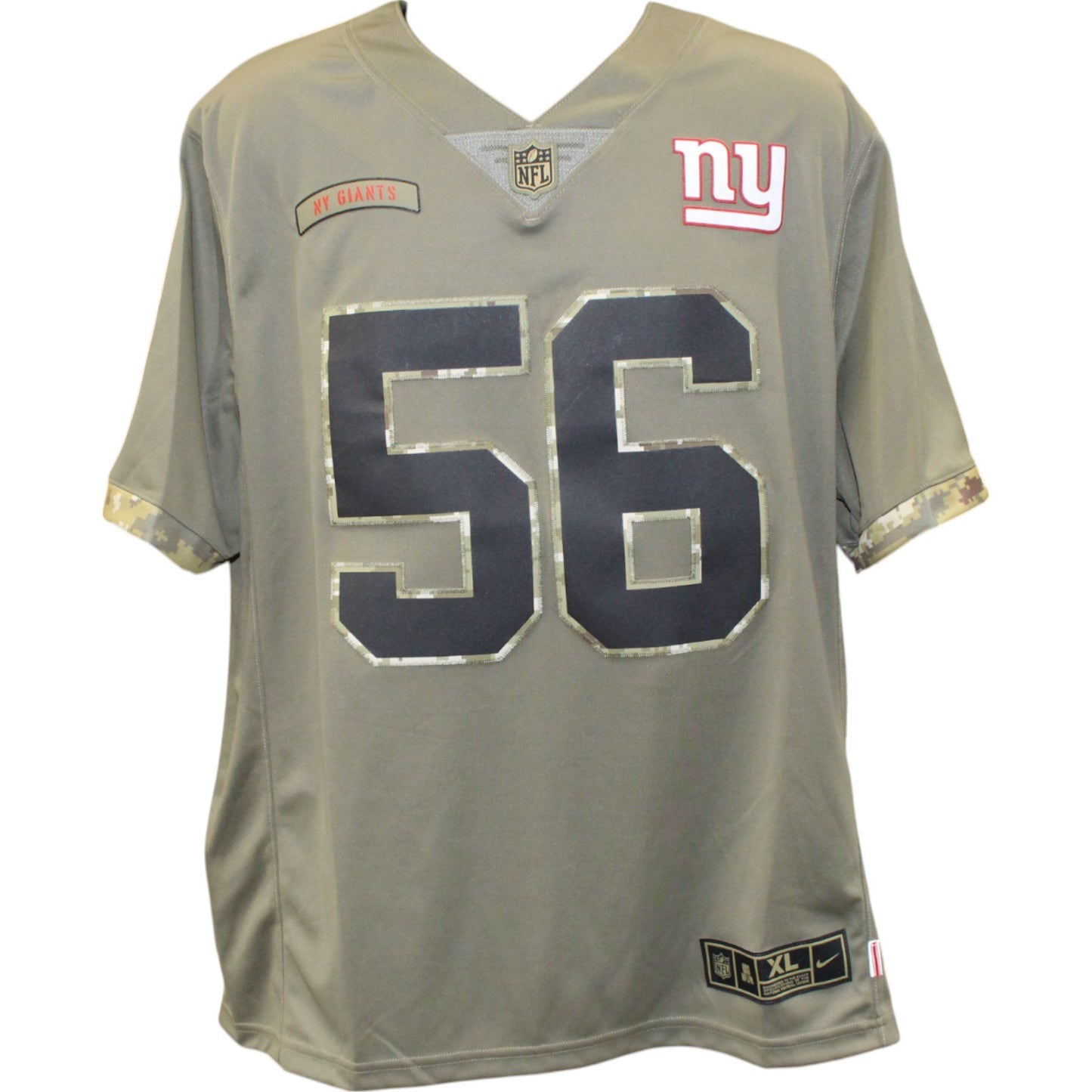 Lawrence Taylor New York Giants Autographed Nike Salute XL Jersey