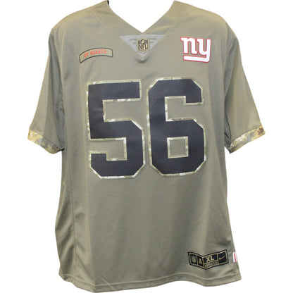Lawrence Taylor New York Giants Autographed Nike Salute XL Jersey