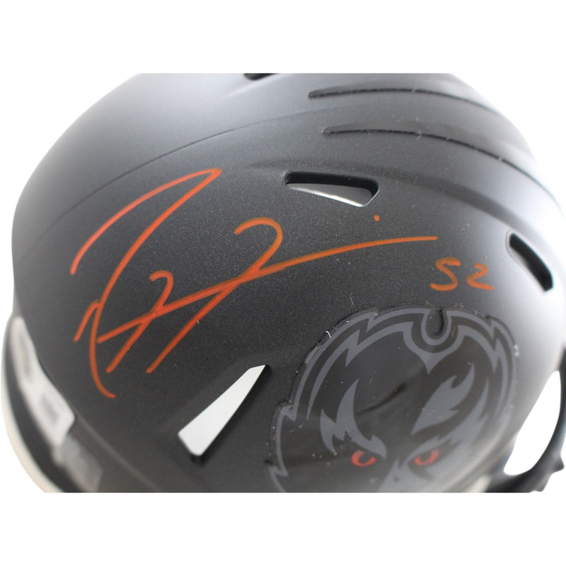 Ray Lewis Signed Baltimore Ravens 2026 Alternate #2 Mini Helmet