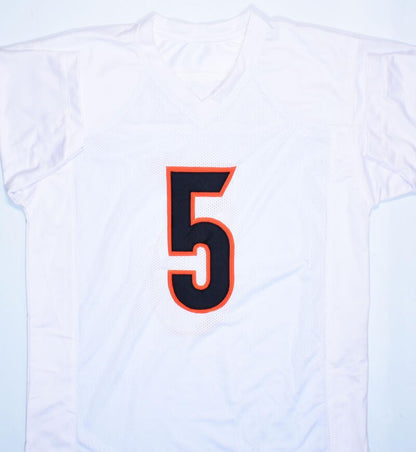 Tee Higgins Autographed White Custom Jersey
