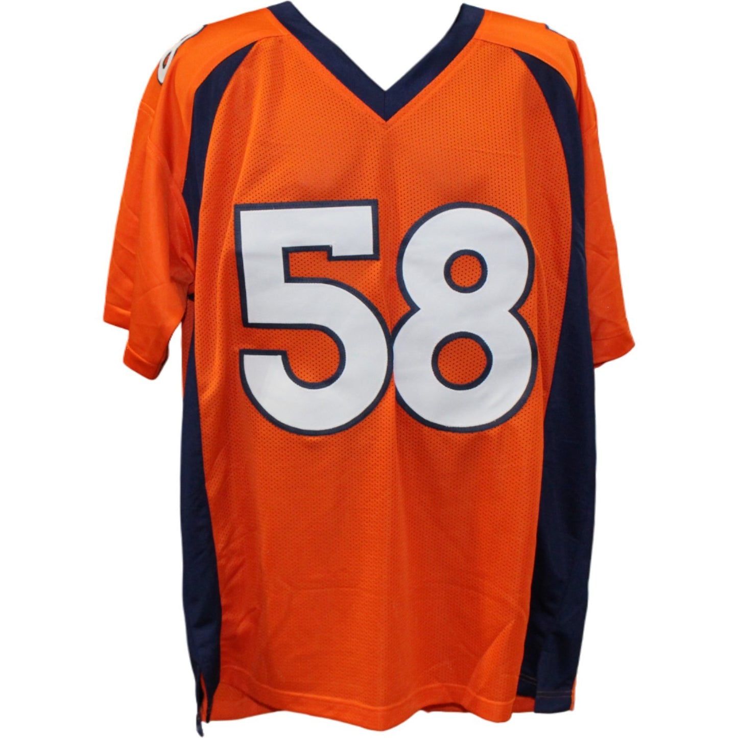 Von Miller Autographed Custom Orange Jersey (Beckett Witnessed)