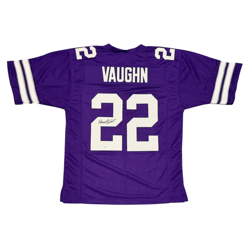Deuce Vaughn Signed Kansas State Custom Football Jersey