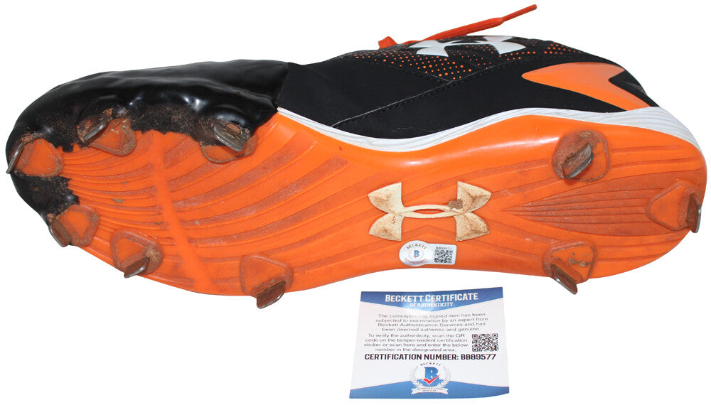 Hunter Strickland Signed San Francisco Giants Under Armour Cleat BAS