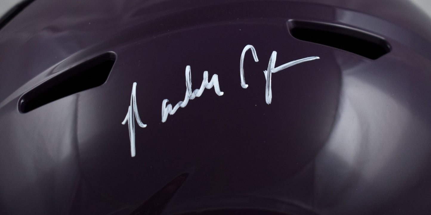 Randall Cunningham Signed Minnesota Vikings Full Size Throwback Helmet