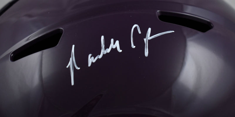 Randall Cunningham Signed Minnesota Vikings Full Size Throwback Helmet