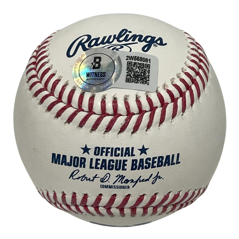 Kevin Mitchell Signed 1986 WS Champ Official MLB Baseball (Beckett)