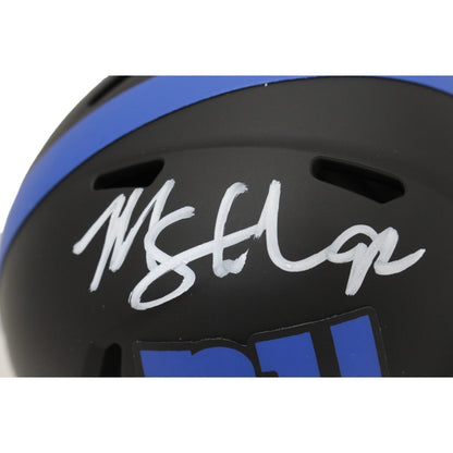 Michael Strahan Signed New York Giants Eclipse Mini Helmet
